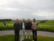 V�t�ina v�t�zn�ho dru�stva GKL, zleva V.Rajchrt,L.Hakl,K.Vopi�ka,Z.Polavka